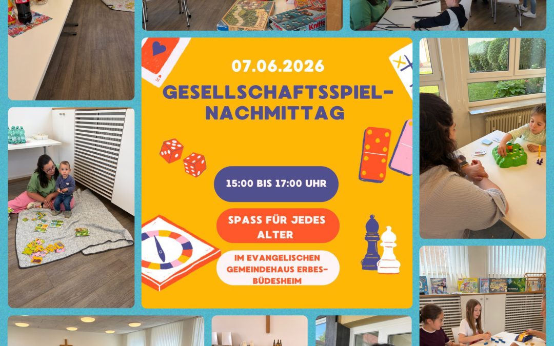 1. Spielenachmittag am 07.06.26